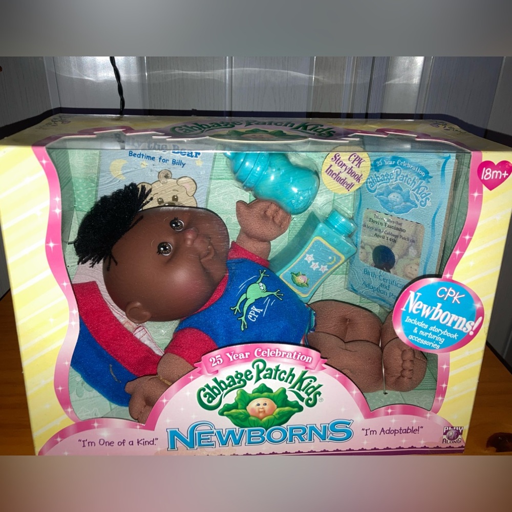 Newborns Doll - Brown Devin Born April 14